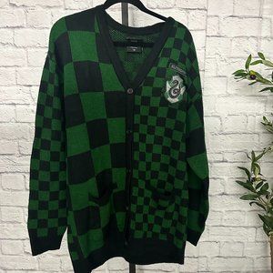 Harry Potter Slytherin Checkered Women's Cardigan